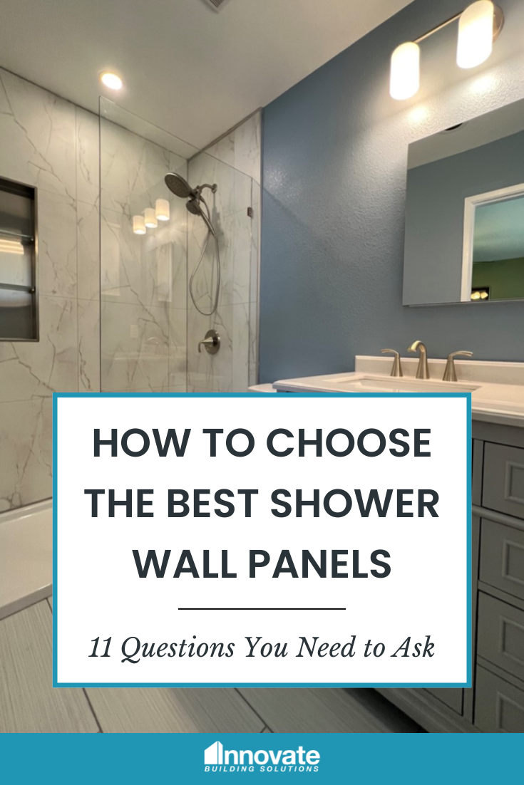 Criterion 5 category 2 How to Choose Best Shower Wall Panels - Innovate Building Solutions, Shower Wall Panel Options, Custom Bathroom Ideas, Shower Remodeling Concepts, Walk In Shower Designs