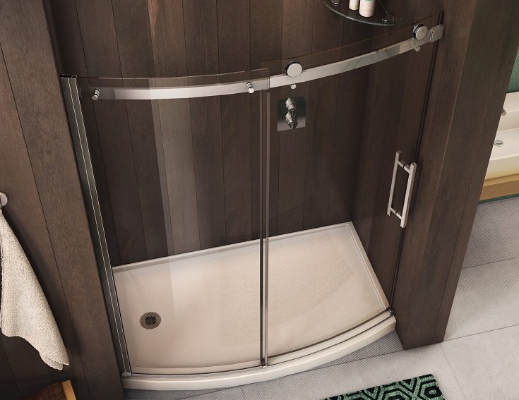 Problem 13 curved sliding glass shower door - Innovate Building Solutions, Walk In Shower Design Options, Glass Shower Doors, Custom Bathroom Showers, Shower Remodeling Products