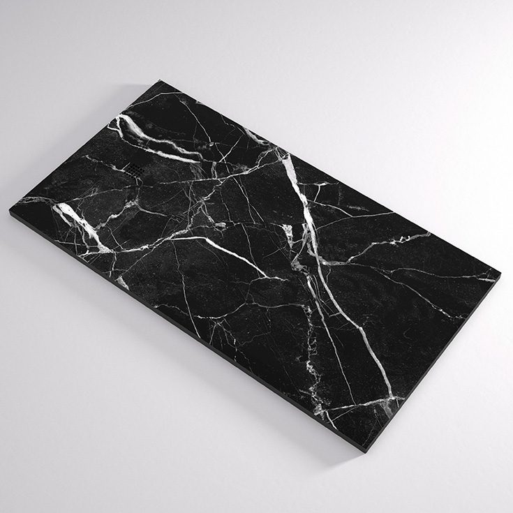 Regret 2 nicer black marble stone shower pan - Innovate Building Solutions, Custom Shower Base Pans, Modern Walk In Shower Products, Shower Wall Pans And Panels, Modern Luxury Shower Needs