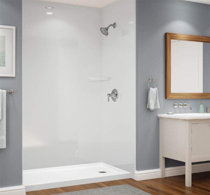 Section 3 pro 4 acrylic full sheet panels - Innovate Building Solutions, Cleveland Ohio Shower Renovations, Custom Home Shower Designs, Bathroom Remodeling Concepts, Shower Wall Panel Options