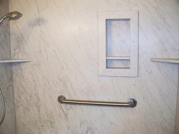 section 3 pro 4 rigid PVC wall panels - Innovate Building Solutions, Custom DIY Shower Design, Walk In Shower Storages, Bathroom Wall Panel Options, Modern Bathroom Shower Designs