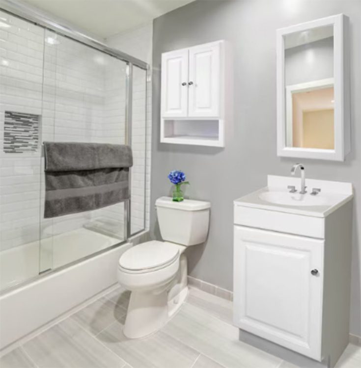 Idea 11 thinner vanity - credit www.todaysdesignhouse.com - Innovate Building Solutions, Custom Bathroom Remodeling, Luxury Small Bathrooms, Modern Home Bathroom Showers, Walk In Shower Designs