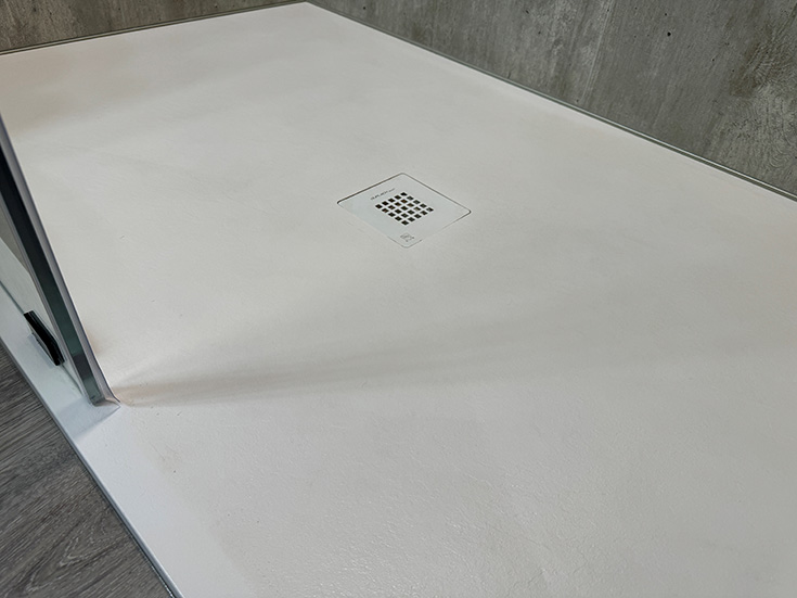 Mistake 3 textured low profile stone shower pan not slippery - Innovate Building Solutions, Safer Custom Showers, Bathroom Shower Renovations, Modern Shower Designs, Beautiful Accessible Showers